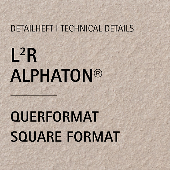 Detailheft ALPHATON® L²R für Querformat