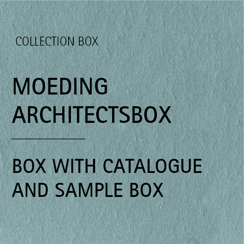 MOEDING Architectsbox inlcuding catalog and sample box